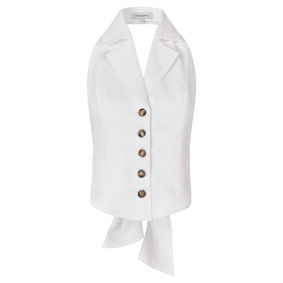 Dea Kudibal Meryldea NS Vest, Nat. White 